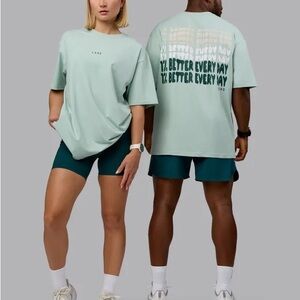 Mint Green LSKD On Repeat FLXCotton Oversize Shirt
